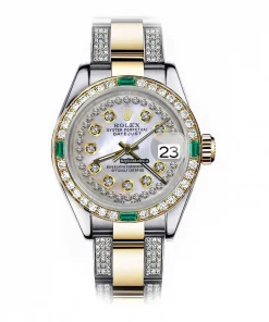 Awesome Replica Rolex Lady-datejust 68273 Automatic Movement 31mm Gold/steel Case Womens Watch
