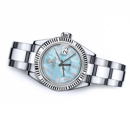 Lovely Fake Rolex Lady-datejust 69173 Automatic Movement 31mm Steel Case Womens Watch - Image 2