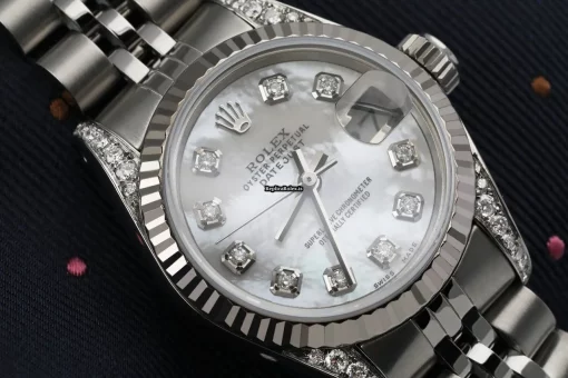 Excellent Replica Rolex Lady-datejust 69174 Automatic Movement 26mm Steel Case Womens Watch - Image 3