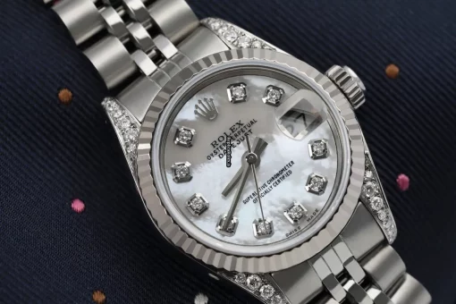 Excellent Replica Rolex Lady-datejust 69174 Automatic Movement 26mm Steel Case Womens Watch - Image 4