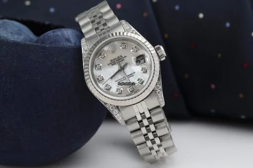 Excellent Replica Rolex Lady-datejust 69174 Automatic Movement 26mm Steel Case Womens Watch - Image 5