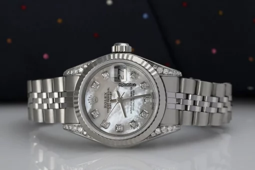Excellent Replica Rolex Lady-datejust 69174 Automatic Movement 26mm Steel Case Womens Watch - Image 7
