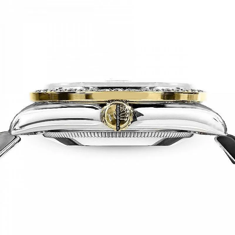 Neat Fake Rolex Lady-datejust 68274 Automatic Movement 31mm Gold/steel Case Womens Watch - Image 4