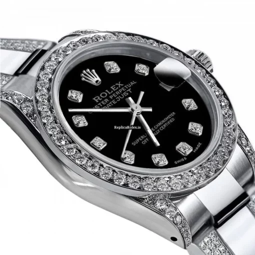 Good Replica Rolex Lady-datejust 68274 Automatic Movement 31mm Steel Case Womens Watch - Image 2
