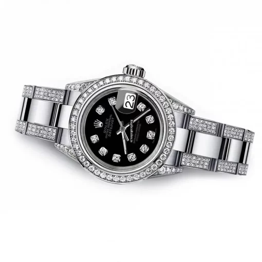 Good Replica Rolex Lady-datejust 68274 Automatic Movement 31mm Steel Case Womens Watch - Image 3