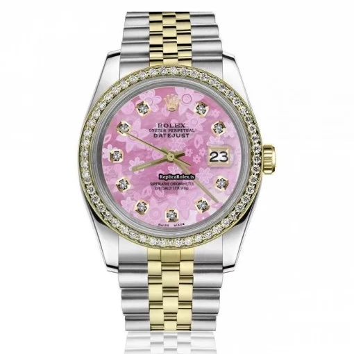 Affordable Replica Rolex Lady-datejust 69173 Automatic Movement 26mm Gold/steel Case Womens Watch
