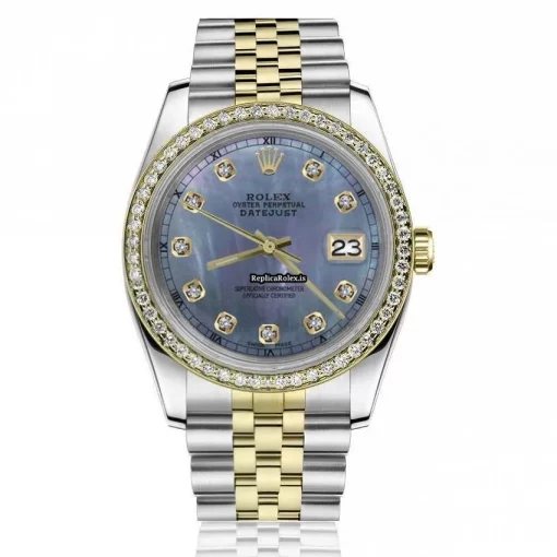 High-end Fake Rolex Lady-datejust 68274 Automatic Movement 31mm Gold/steel Case Womens Watch - Image 5