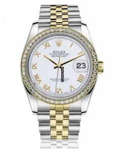 Good Fake Rolex Lady-datejust 69173 Automatic Movement 26mm Gold/steel Case Womens Watch