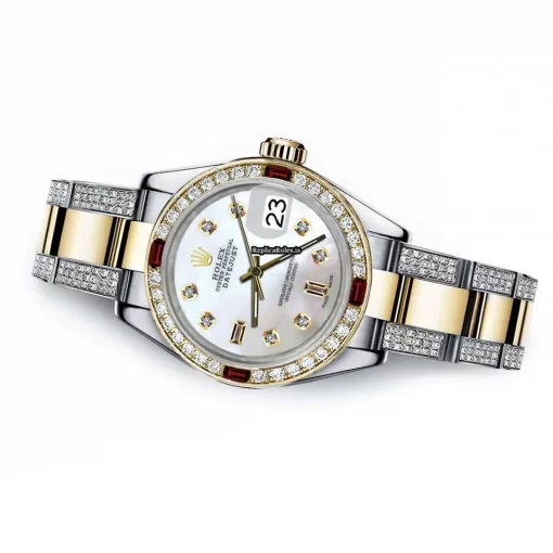 Cool Replica Rolex Datejust 16013 Automatic Movement 36mm Gold/steel Case Mens/unisex Watch - Image 2