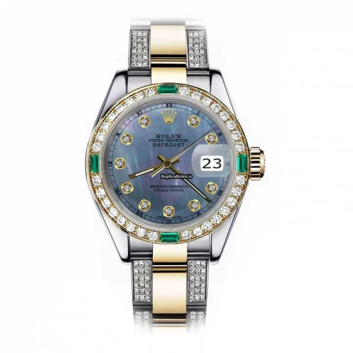 Design Replica Rolex Lady-datejust 68273 Automatic Movement 31mm Gold/steel Case Womens Watch