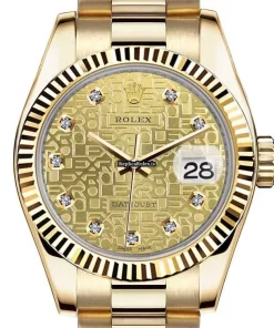 Wholesale Fake Rolex Lady-datejust 6917 Automatic Movement Womens Watch