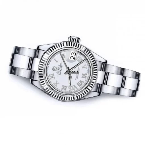 Attractive Replica Rolex Lady-datejust 69173 Automatic Movement 31mm Steel Case Womens Watch - Image 2