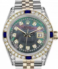 Wonderful Fake Rolex Lady-datejust 68273 Automatic Movement 31mm Gold/steel Case Womens Watch