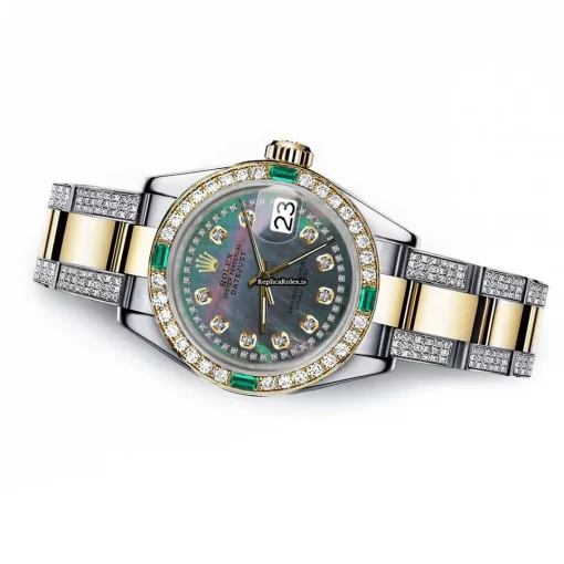 Great Copy Rolex Datejust 16013 Automatic Movement 36mm Gold/steel Case Mens/unisex Watch - Image 2
