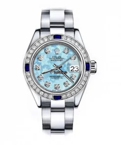 High-end Replica Rolex Oyster Perpetual Lady Date 69160 Automatic Movement 26mm Steel Case Womens Watch