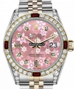 Terrific Fake Rolex Lady-datejust 69173 Automatic Movement 31mm Gold/steel Case Womens Watch