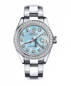 Suitable Replica Rolex Oyster Perpetual Lady Date 69160 Automatic Movement 26mm Steel Case Womens Watch