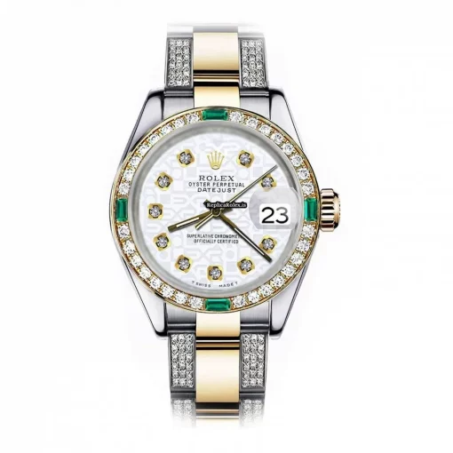 High-end Fakes Rolex Datejust 16013 Automatic Movement 36mm Gold/steel Case Mens/unisex Watch