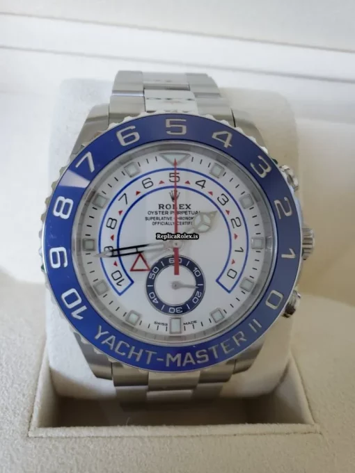 Design Replica Rolex Yacht-master II 116680 Caliber 4161 Automatic Movement 44mm Steel Case Mens/unisex Watch - Image 2