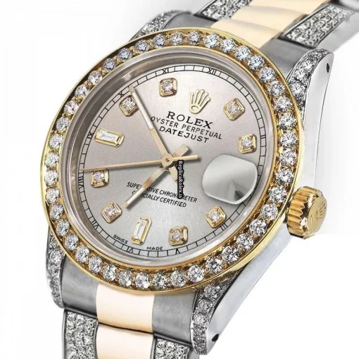 Epic Fakes Rolex Datejust 16013 Automatic Movement 36mm Gold/steel Case Mens/unisex Watch - Image 2