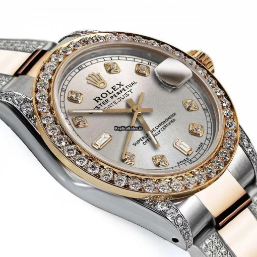 Epic Fakes Rolex Datejust 16013 Automatic Movement 36mm Gold/steel Case Mens/unisex Watch - Image 3