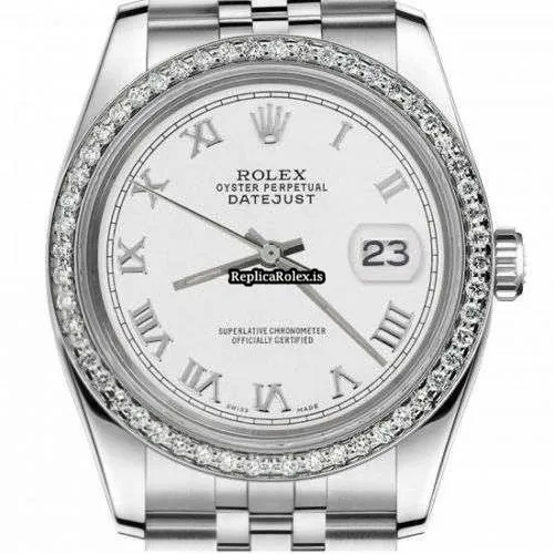 Trustworthy Fake Rolex Lady-datejust 69173 Automatic Movement 26mm Steel Case Womens Watch - Image 2