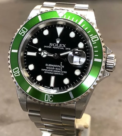Marvellous Fake Rolex Submariner Date 16610lv Automatic Movement 40mm Steel Case Mens/unisex Watch - Image 3
