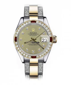 Awesome Fakes Rolex Datejust 16013 Automatic Movement 36mm Gold/steel Case Mens/unisex Watch