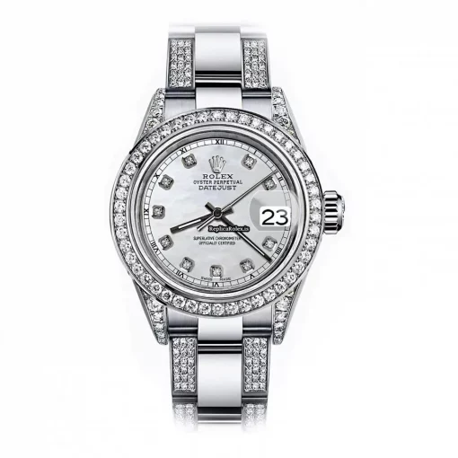 Trustworthy Replica Rolex Lady-datejust 68274 Automatic Movement 31mm Steel Case Womens Watch - Image 11