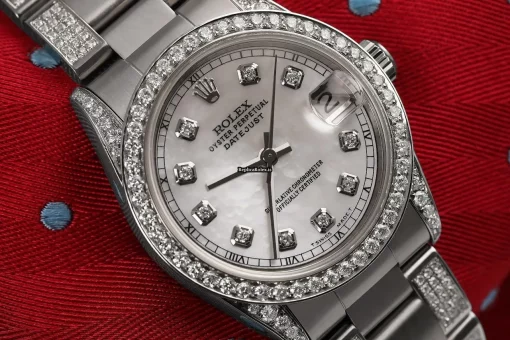 Trustworthy Replica Rolex Lady-datejust 68274 Automatic Movement 31mm Steel Case Womens Watch - Image 2