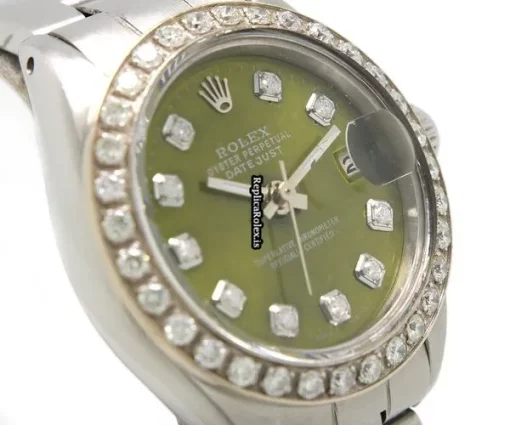 Well Made Fake Rolex Lady-datejust 6917 Automatic Movement Watch - Image 2