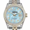 Lovely Fake Rolex Lady-datejust 69173 Automatic Movement 26mm Gold/steel Case Womens Watch