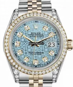 Affordable Fake Rolex Lady-datejust 69173 Automatic Movement 26mm Gold/steel Case Womens Watch