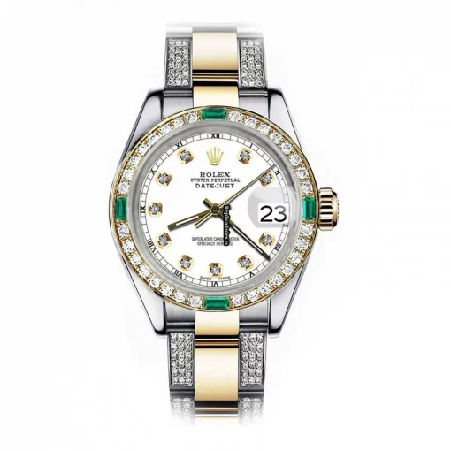 Distinctive Clone Rolex Datejust 16013 Automatic Movement 36mm Gold/steel Case Mens/unisex Watch