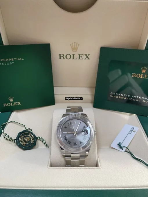 Fine Replica Rolex Datejust 126300-0013 Caliber 3235 Automatic Movement 41mm Steel Case Mens/unisex Watch - Image 2