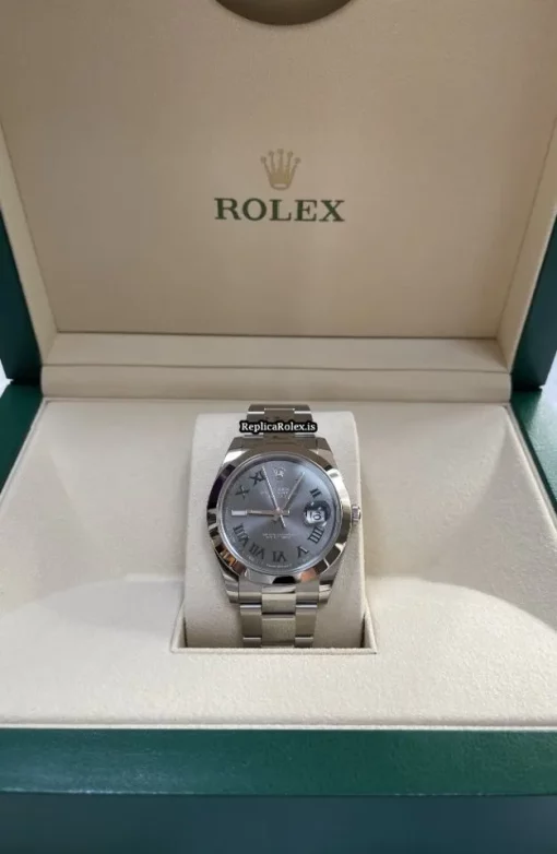 Fine Replica Rolex Datejust 126300-0013 Caliber 3235 Automatic Movement 41mm Steel Case Mens/unisex Watch - Image 3