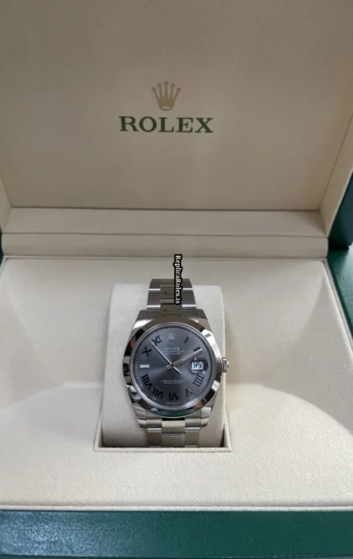 Fine Replica Rolex Datejust 126300-0013 Caliber 3235 Automatic Movement 41mm Steel Case Mens/unisex Watch - Image 7