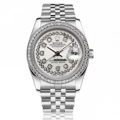 Incredible Fake Rolex Lady-datejust 69174 Automatic Movement 26mm Steel Case Womens Watch - Image 2
