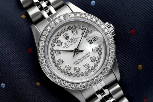 Incredible Fake Rolex Lady-datejust 69174 Automatic Movement 26mm Steel Case Womens Watch - Image 4