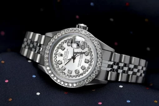 Incredible Fake Rolex Lady-datejust 69174 Automatic Movement 26mm Steel Case Womens Watch - Image 5
