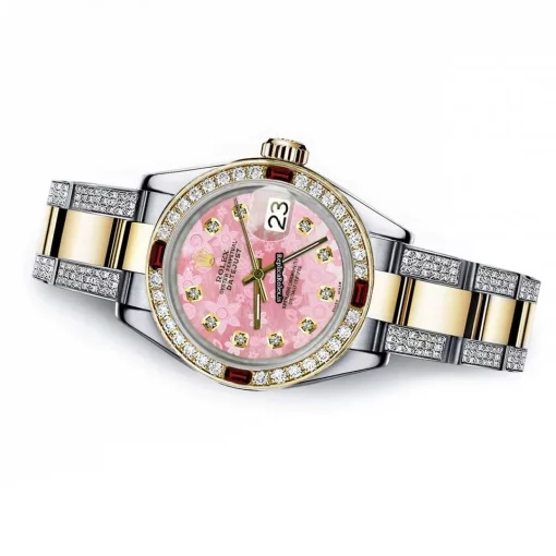 Attractive Replica Rolex Datejust 16013 Automatic Movement 36mm Gold/steel Case Mens/unisex Watch - Image 2