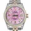1:1 Copy Rolex Lady-datejust 69173 Automatic Movement 26mm Gold/steel Case Womens Watch