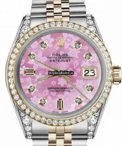 1:1 Copy Rolex Lady-datejust 69173 Automatic Movement 26mm Gold/steel Case Womens Watch