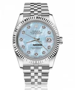Luxury Replica Rolex Oyster Perpetual Lady Date 69160 Automatic Movement 26mm Steel Case Womens Watch