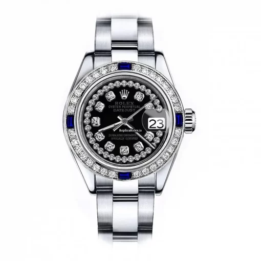Excellent Fake Rolex Oyster Perpetual Lady Date 69160 Automatic Movement 26mm Steel Case Womens Watch