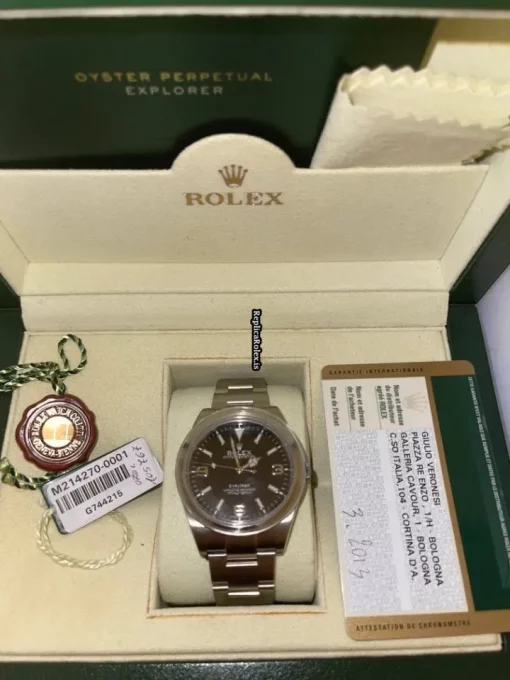 Terrific Replica Rolex Explorer 214270-0001 Automatic Movement 39mm Steel Case Mens/unisex Watch