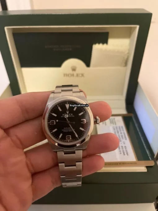 Terrific Replica Rolex Explorer 214270-0001 Automatic Movement 39mm Steel Case Mens/unisex Watch - Image 3