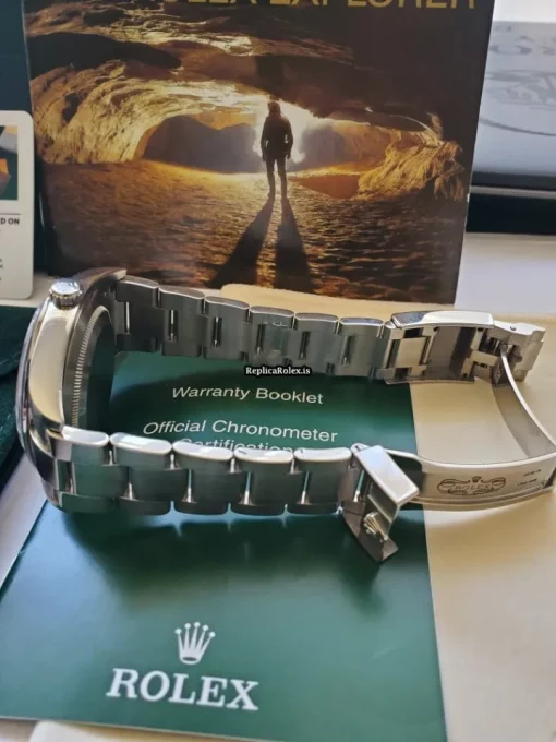 Distinctive Fake Rolex Explorer 214270 Caliber 3132 Automatic Movement 39mm Steel Case Mens/unisex Watch - Image 7