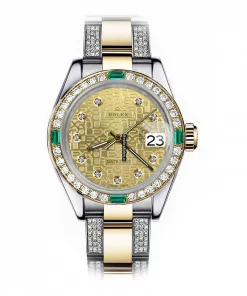 Quality Knockoff Rolex Datejust 16013 Automatic Movement 36mm Gold/steel Case Mens/unisex Watch