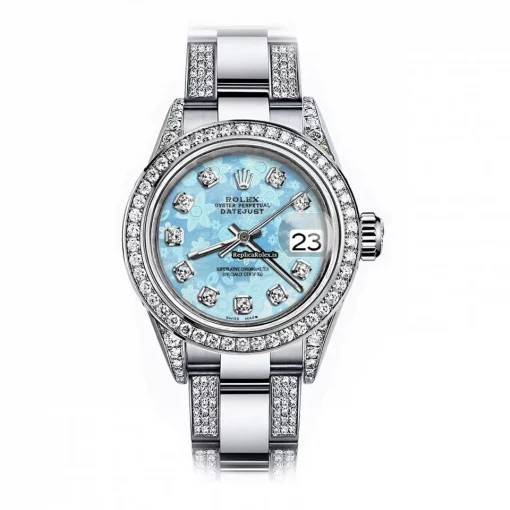 Well Made Knockoff Rolex Lady-datejust 68274 Automatic Movement 31mm Steel Case Womens Watch